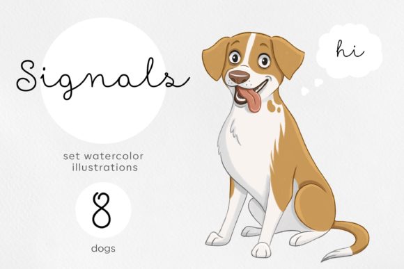 Download Cartoon Dogs Body Language Illustration - Premium Resources