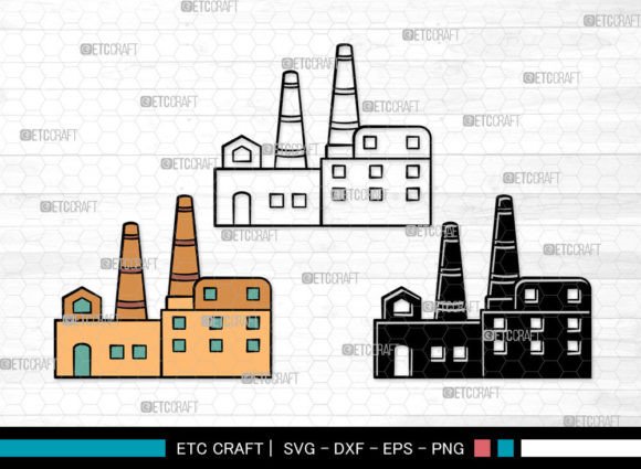 Download Brick Factory SVG, Factory Clipart - Factory clipart Collection