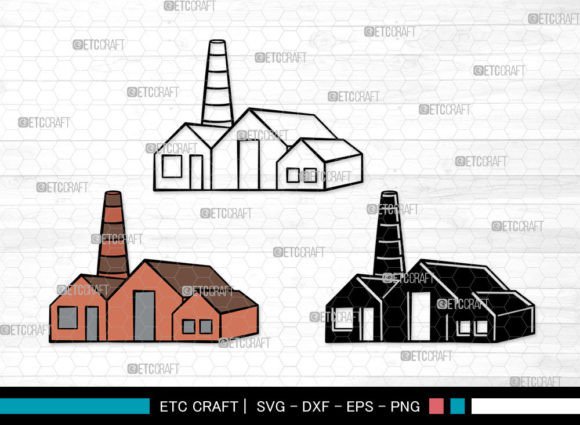 Download Brick Factory SVG, Factory Clipart - Factory clipart Collection