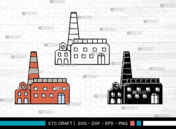 Download Brick Factory SVG, Factory Clipart - Factory clipart Collection