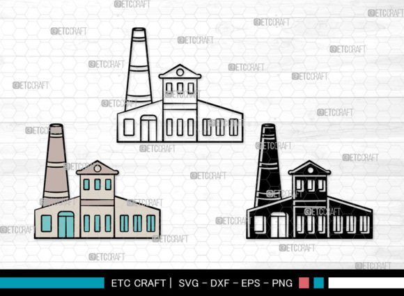 Download Brick Factory SVG, Factory Clipart - Factory clipart Collection