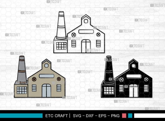 Download Brick Factory SVG, Factory Clipart - Factory clipart Collection