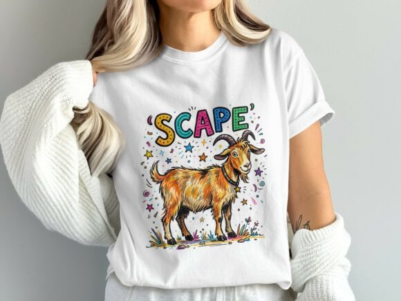 Download Funny Goat Pun PNG Download Design - Premium Bundle